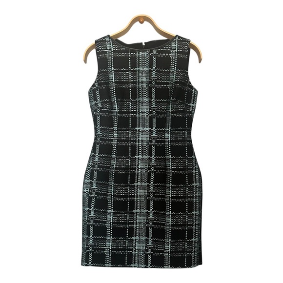 Tahari ASL Tweed Sleeveless Shift Dress Sz: 6 - Picture 4 of 10